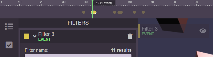 Frame by Frame Filter Colors