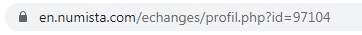 URL of your profile in numista